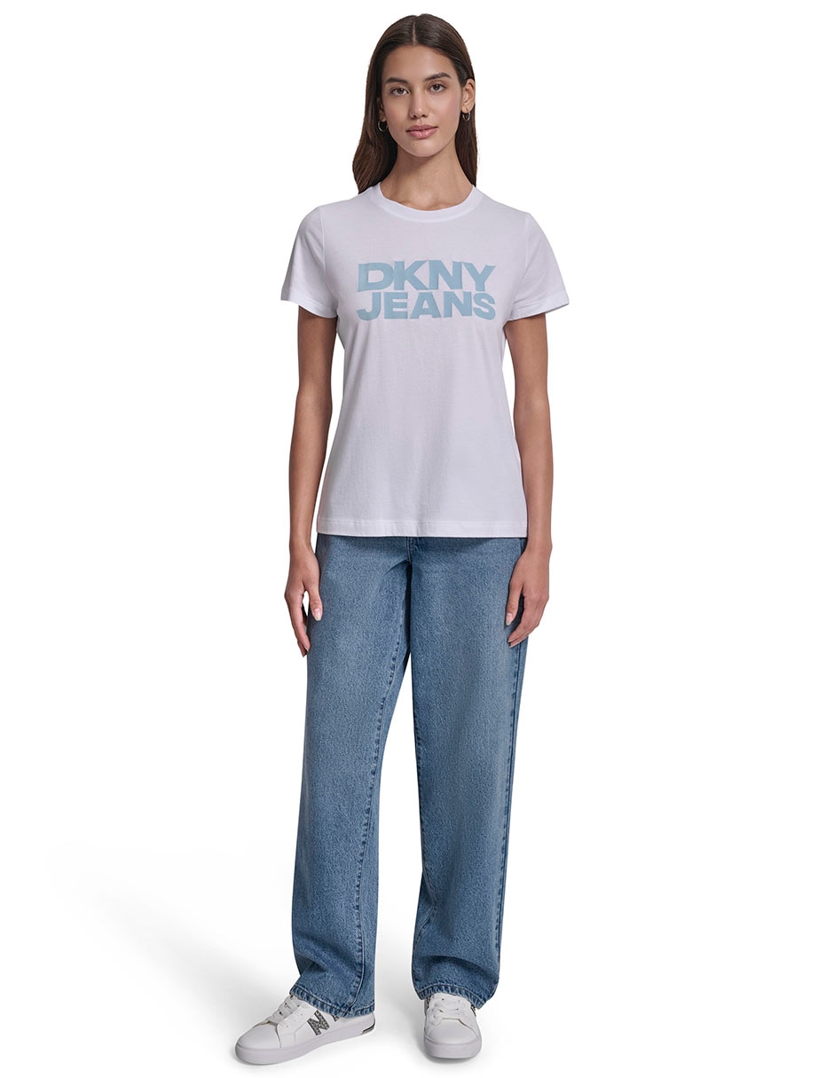 Playera manga corta cuello redondo para mujer 5