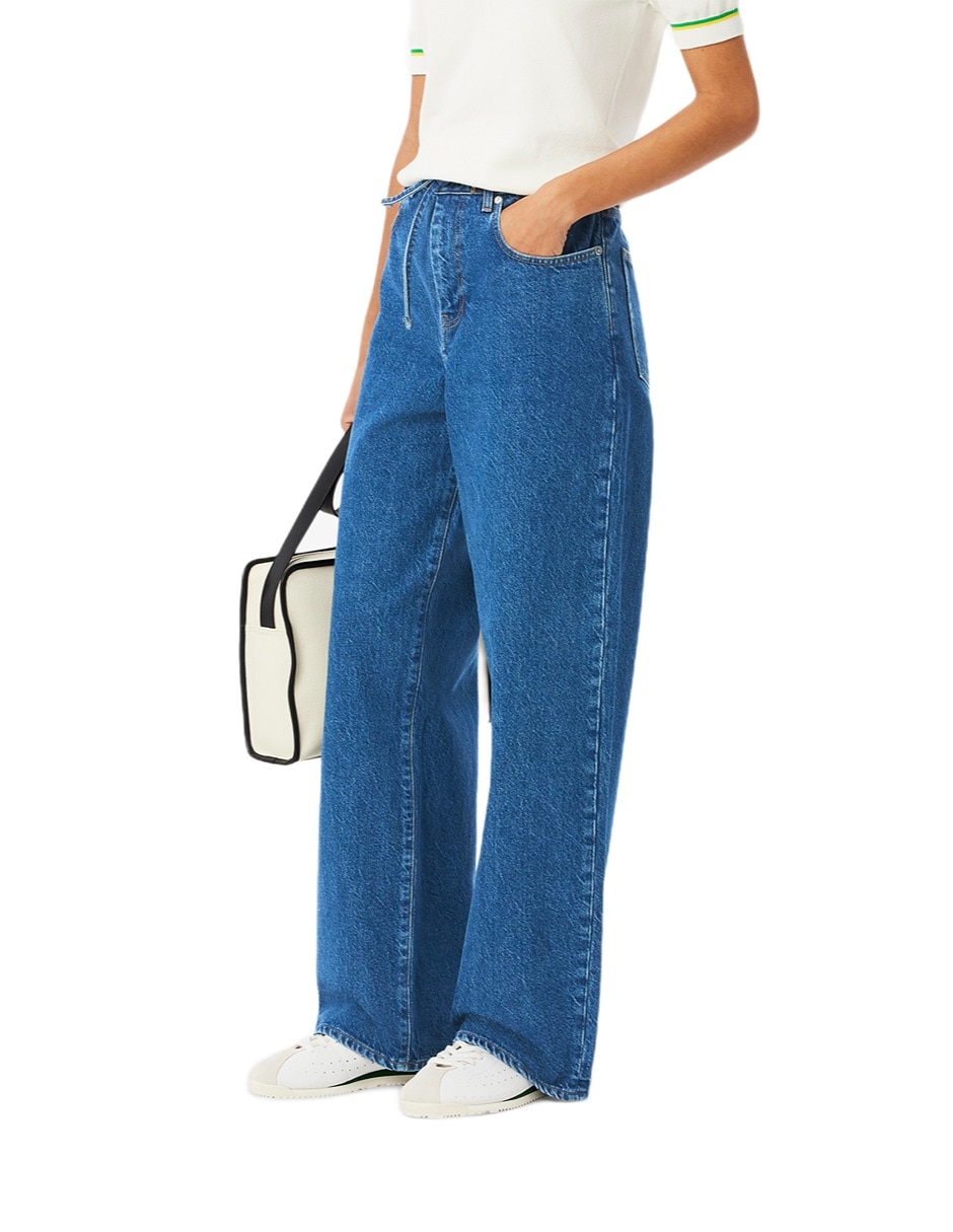 Jeans Straight corte cintura para mujer 4