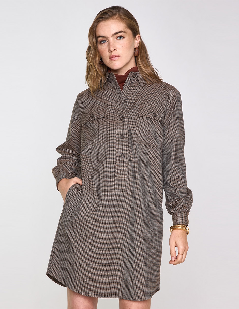Vestido corto casual para mujer