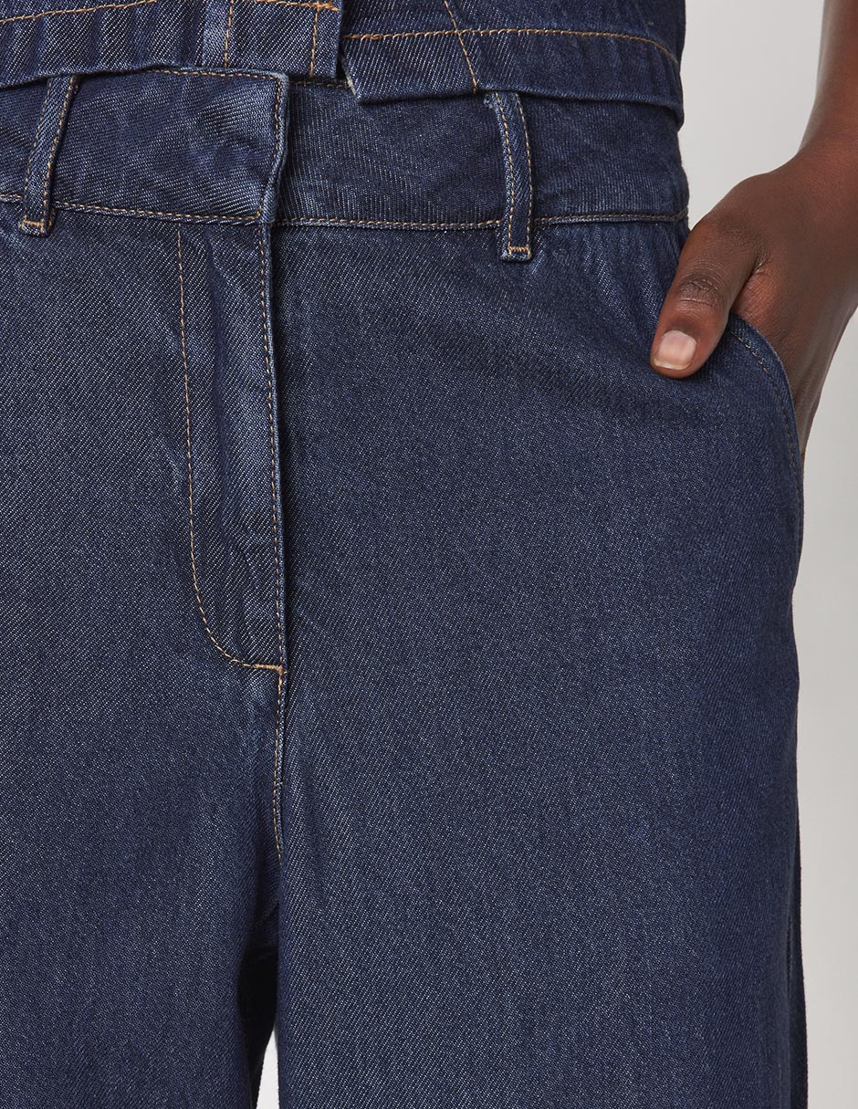 Jeans relaxed wide leg para mujer 2