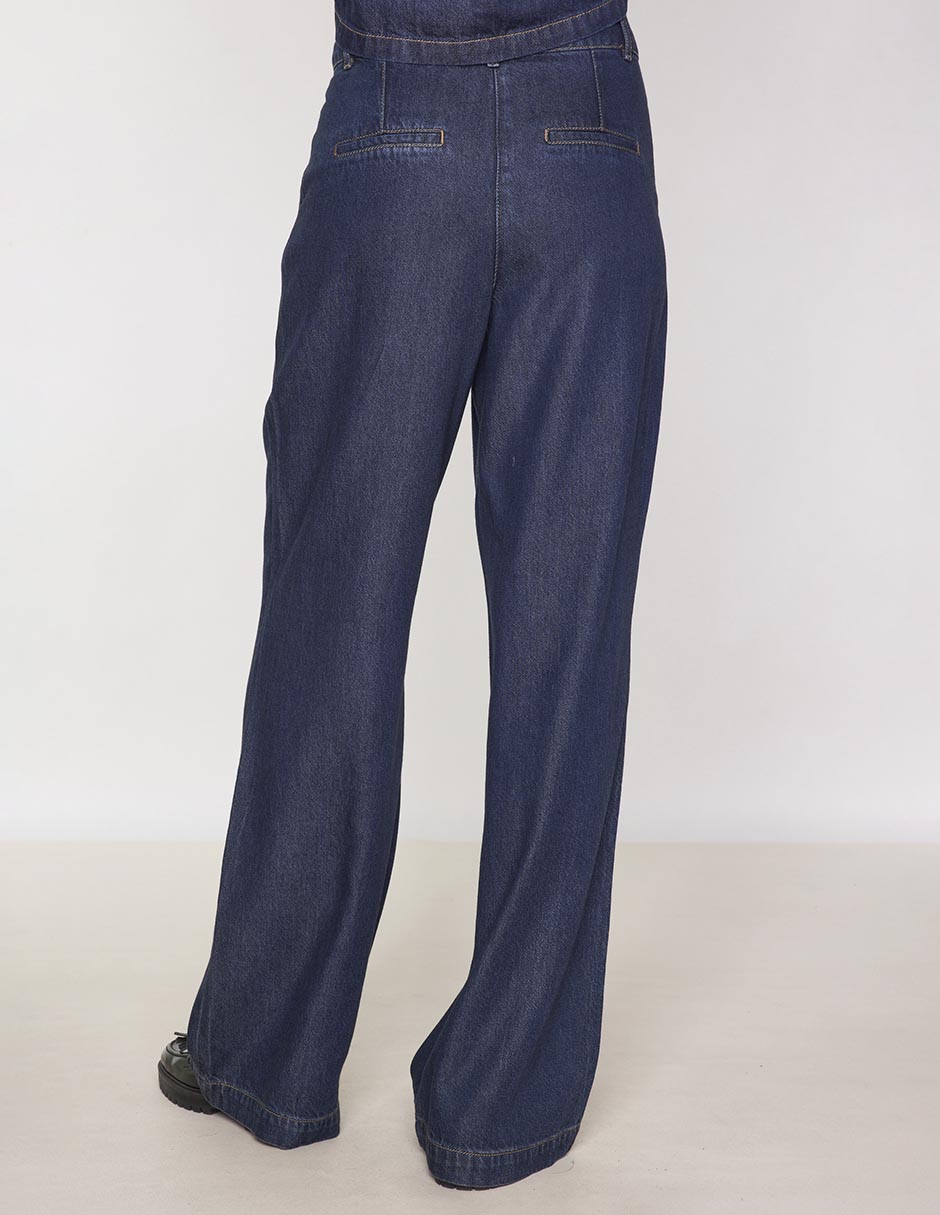 Jeans relaxed wide leg para mujer 3