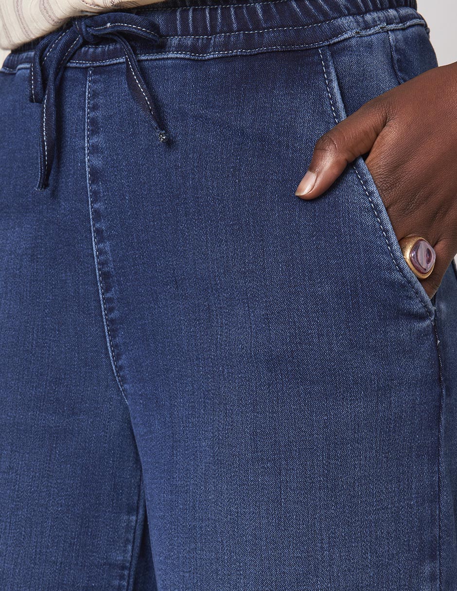 Jeans relaxed wide leg para mujer 3
