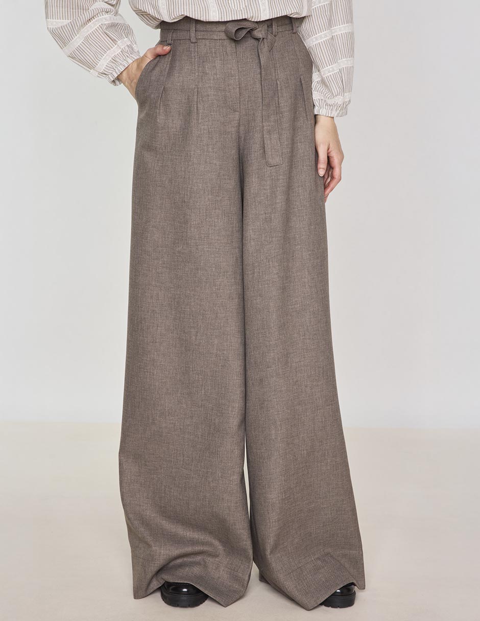 Pantalón relaxed amplio para mujer