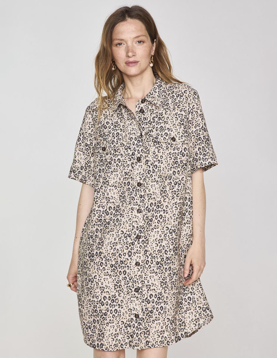 Vestido corto casual para mujer