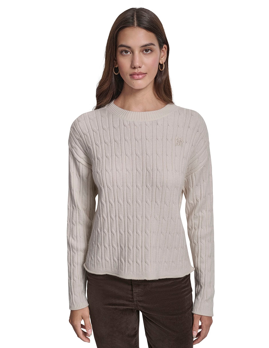 Suéter cuello redondo para mujer Suéter cuello redondo para mujer