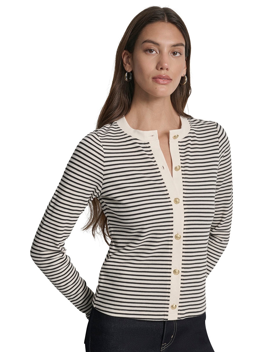 Suéter cuello redondo para mujer