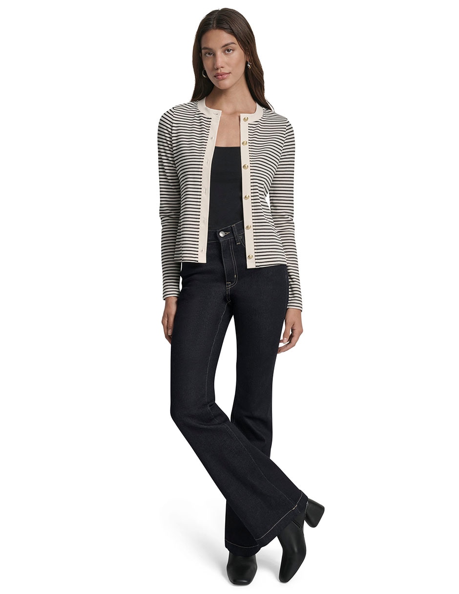 Suéter cuello redondo para mujer 8