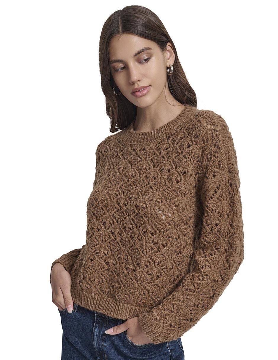 Suéter Dkny Jeans cuello redondo para mujer