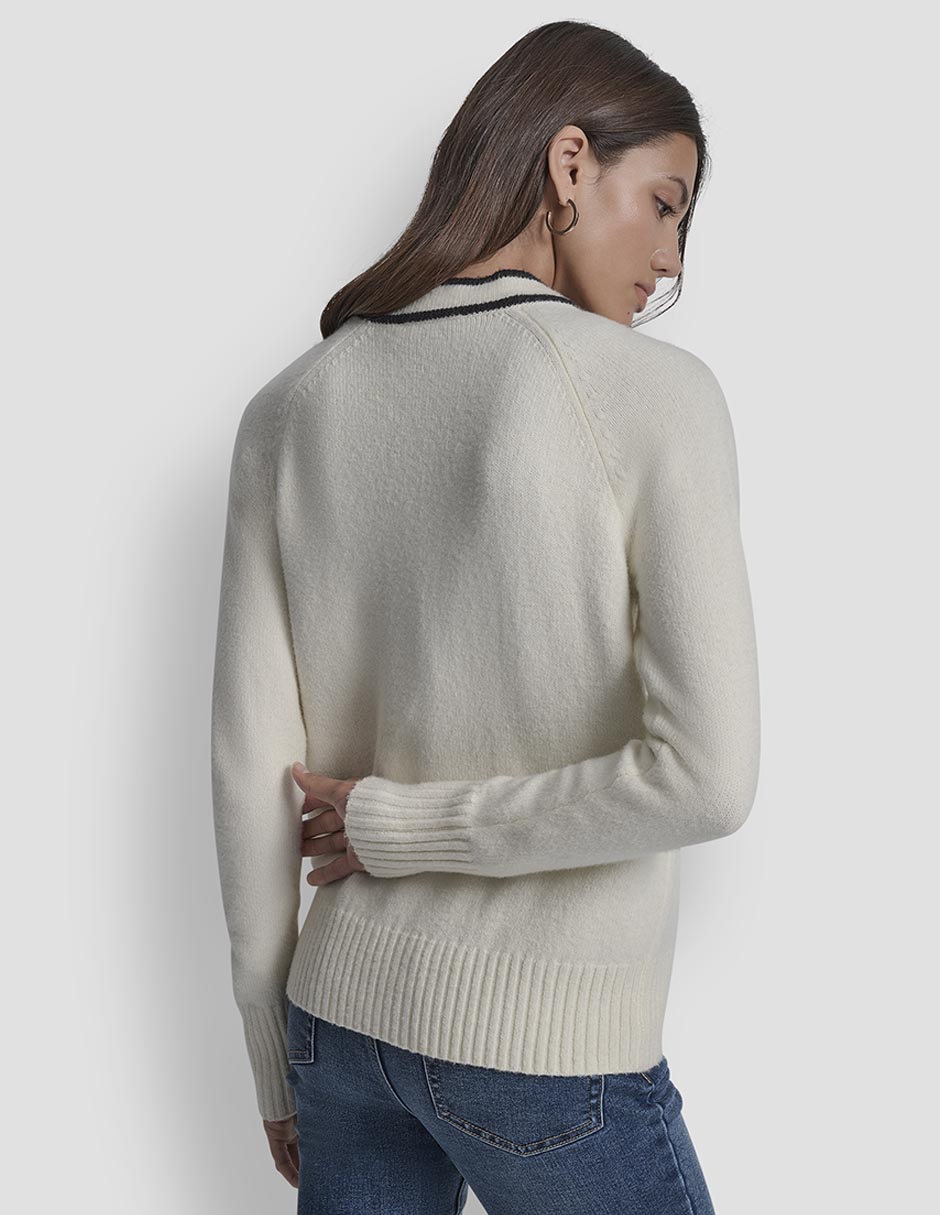 Suéter Dkny Jeans cuello v para mujer 2