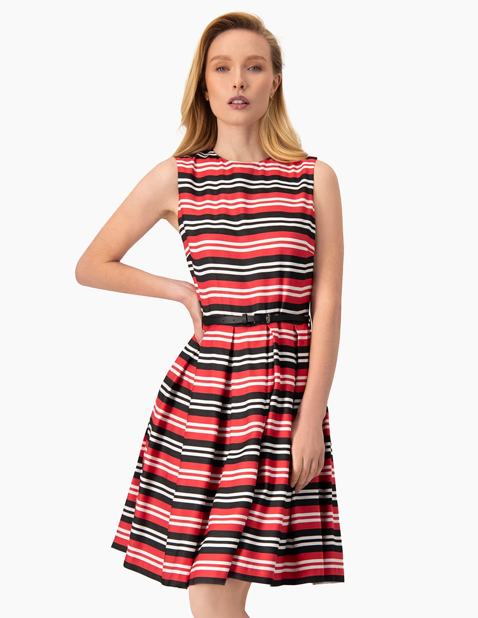 Vestido a la rodilla casual para mujer 1