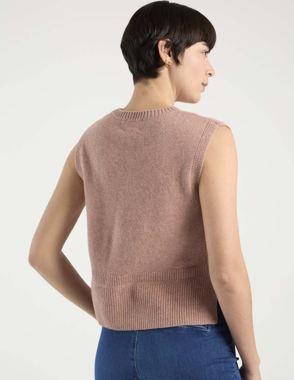 Suéter cuello redondo para mujer 2