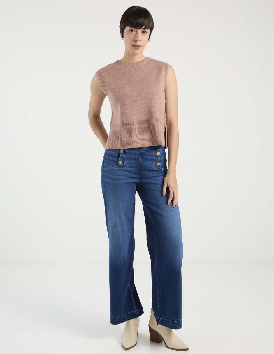 Suéter cuello redondo para mujer 3