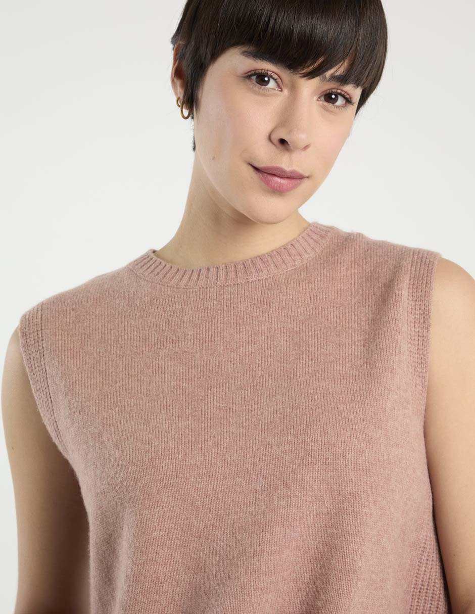 Suéter cuello redondo para mujer 4
