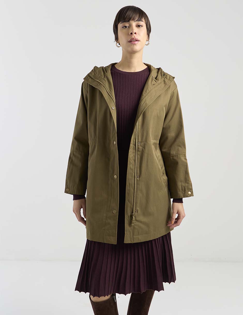 Chamarra parka para mujer