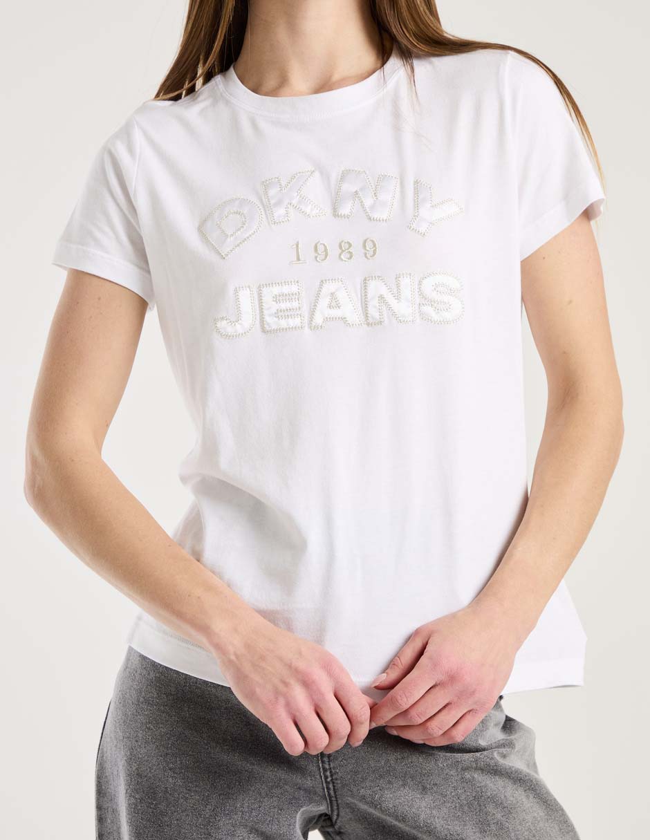 Playera manga corta cuello redondo para mujer 5
