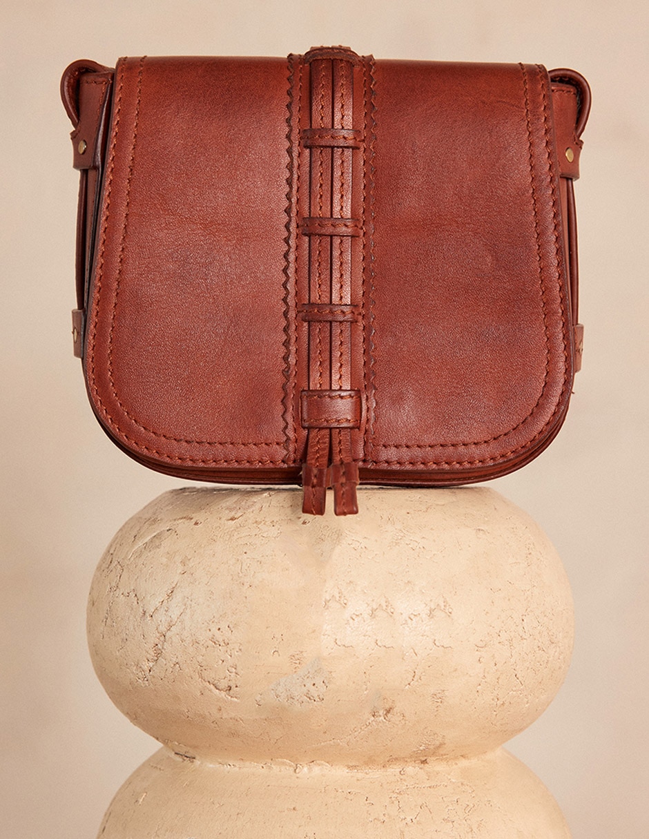 Bolsa crossbody de cuero para mujer 2