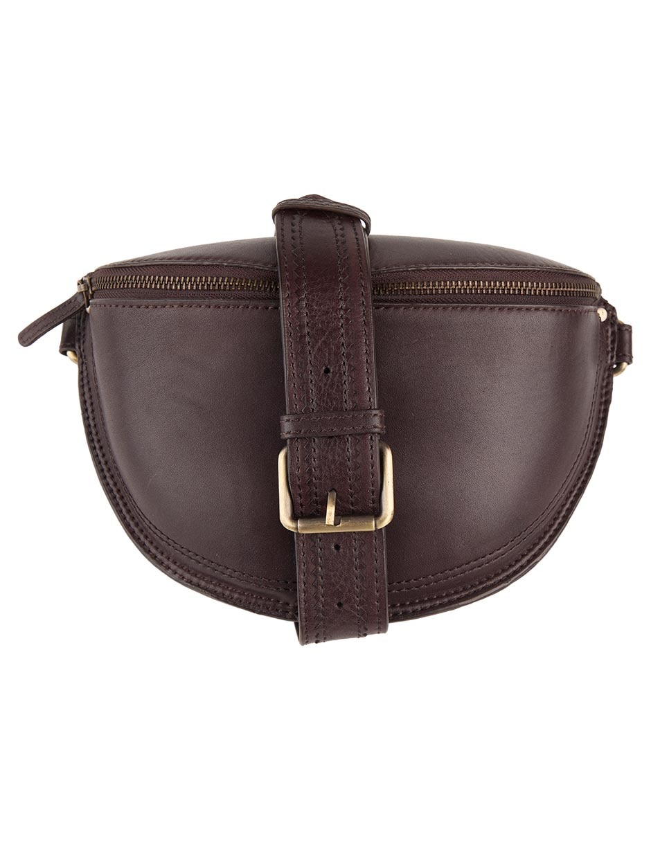 Bolsa crossbody Lucien de cuero para mujer