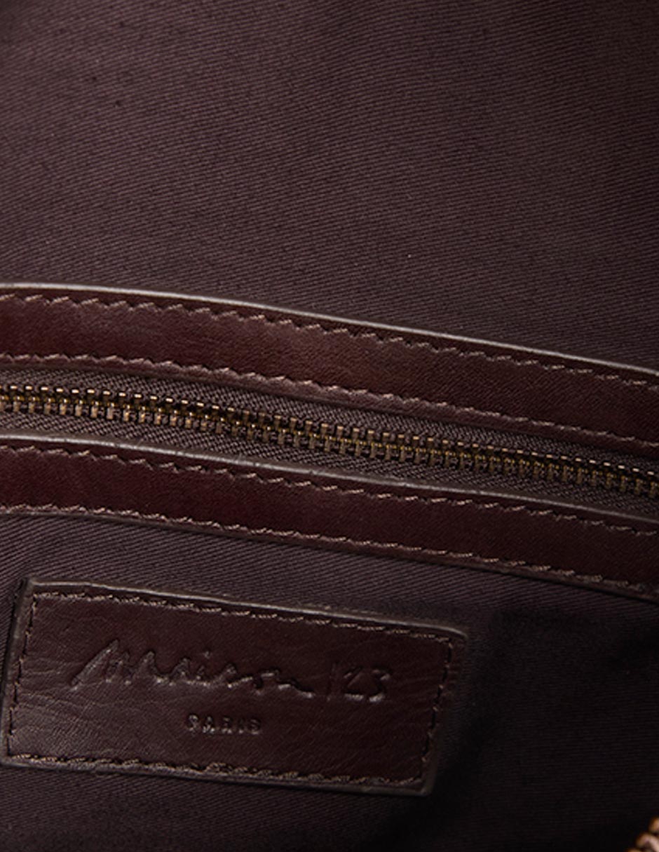 Bolsa crossbody Lucien de cuero para mujer 4