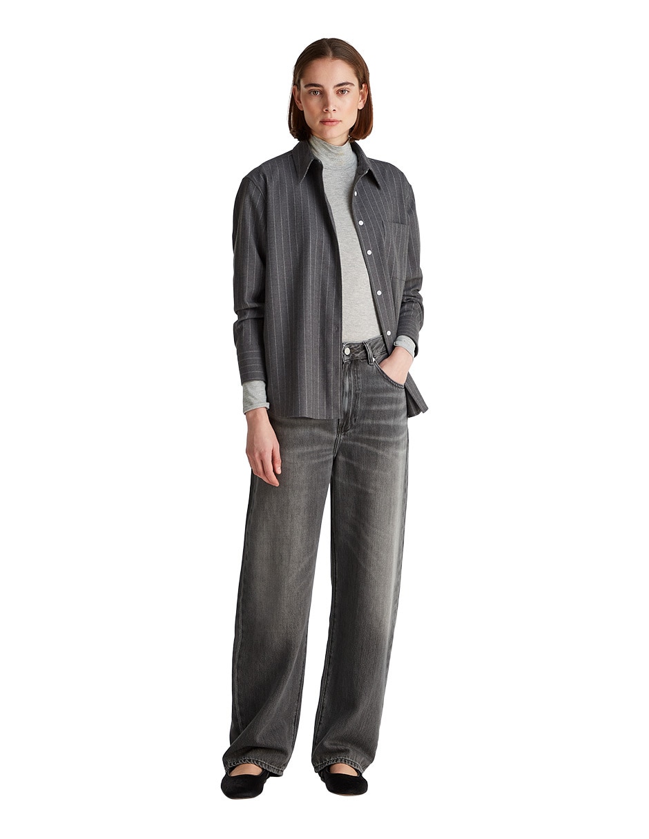 Jeans straight para mujer 6
