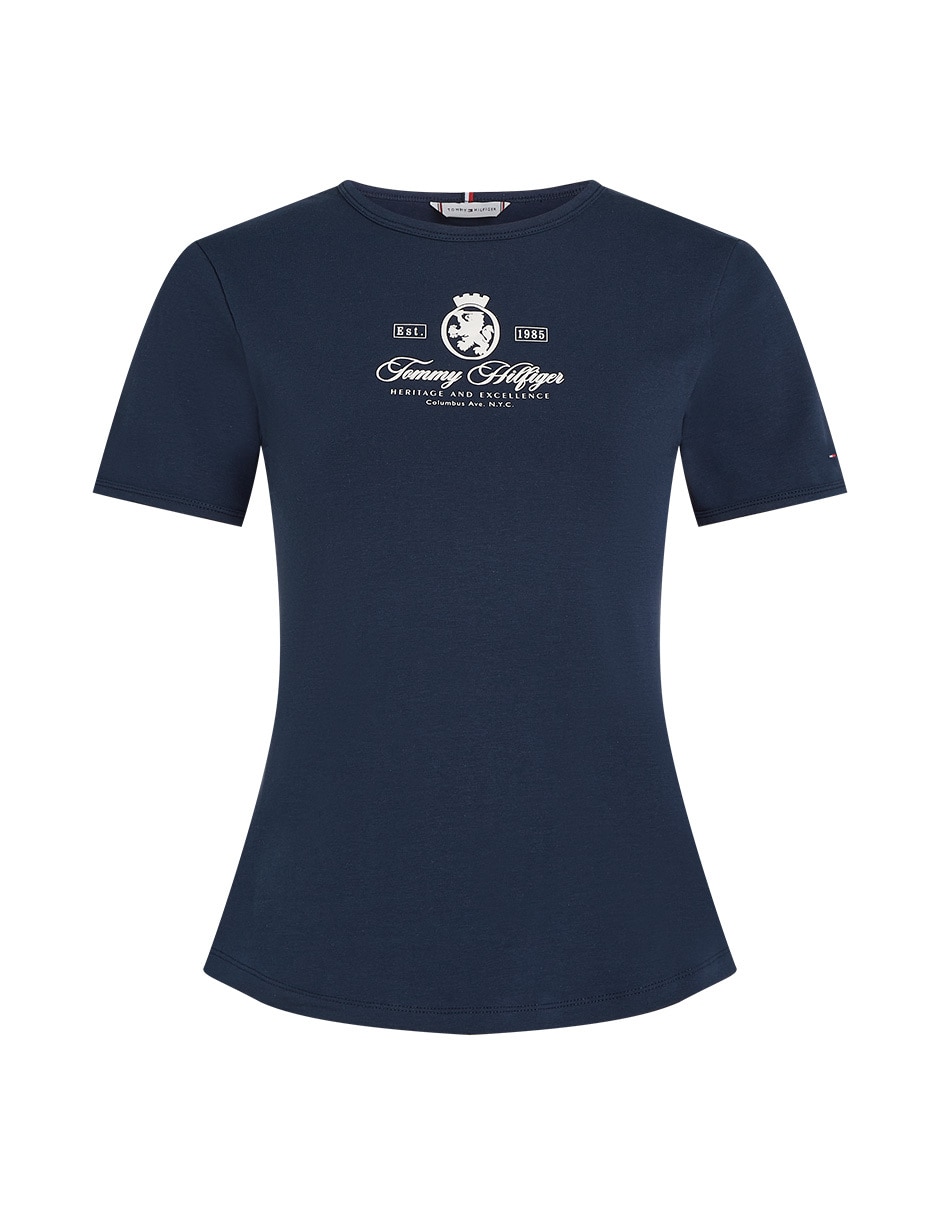 Playera manga corta Fa25 cuello redondo para mujer