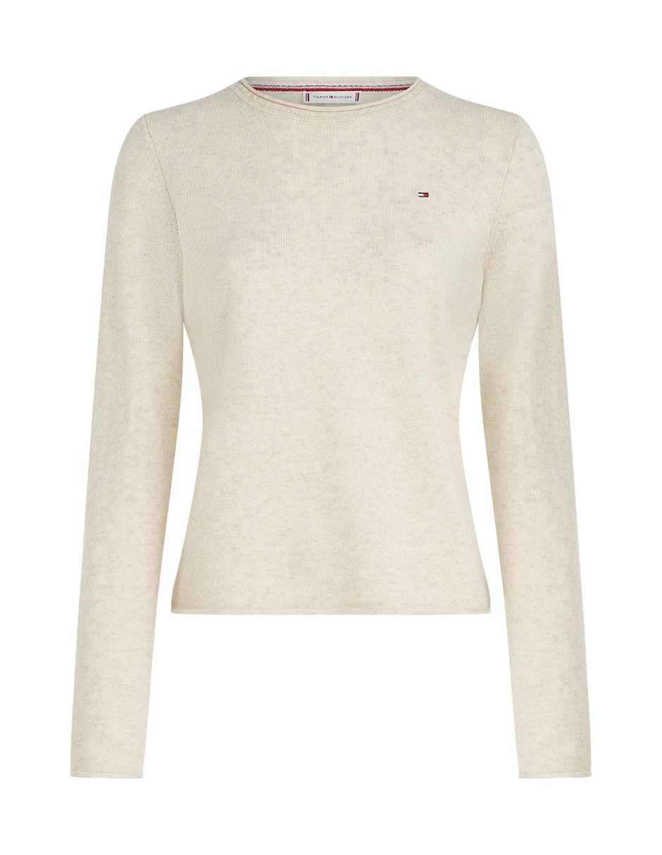 Suéter cuello redondo para mujer