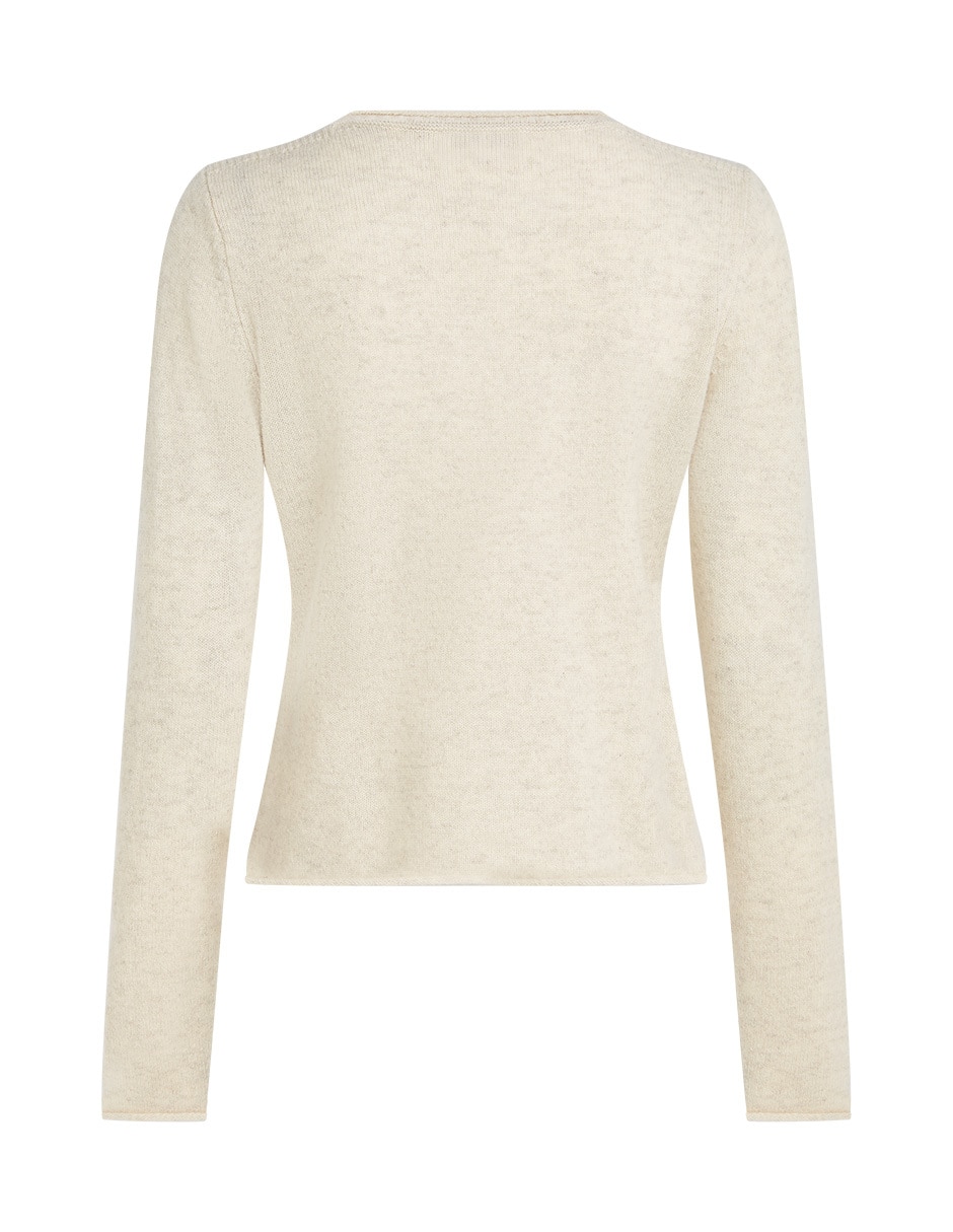 Suéter cuello redondo para mujer 2