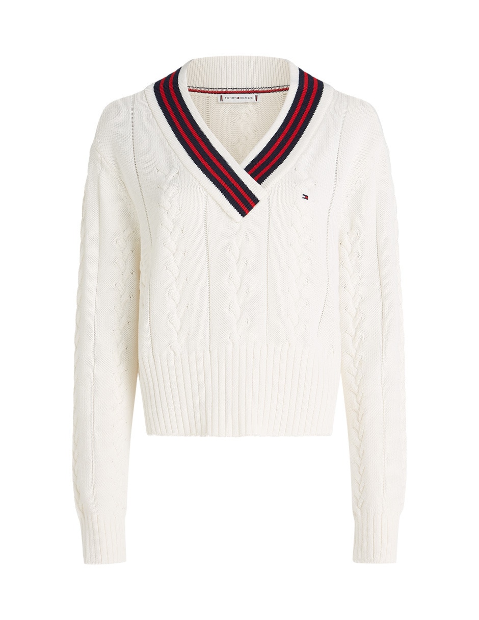 Suéter Tommy Hilfiger cuello v para mujer Liverpool