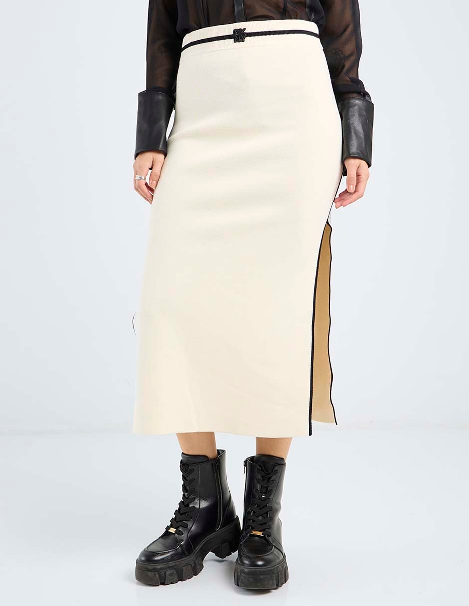 Falda crop a la cintura
