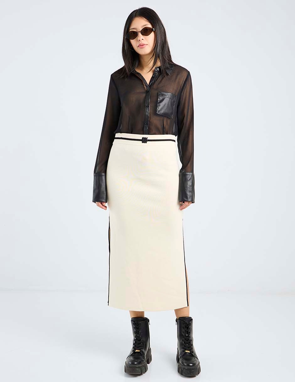 Falda crop a la cintura 2