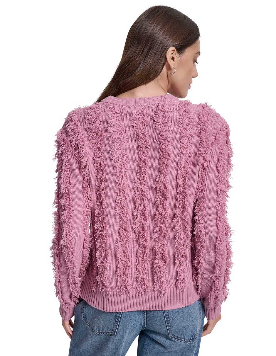 Suéter cuello redondo para mujer 2