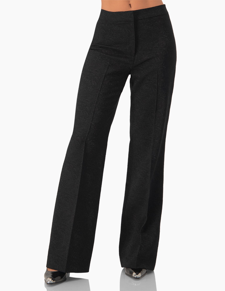 Pantalon Acampanado Pantalon Negro Suburbia Pantalón Ivonne