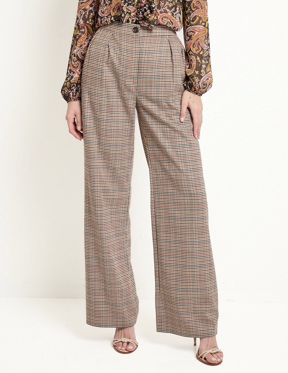 Pantalón de vestir amplio para mujer