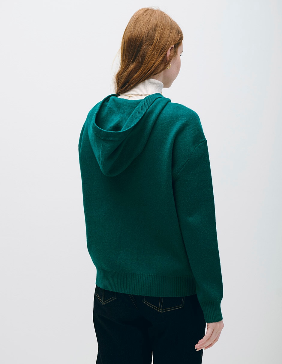 Sudadera con capucha y bolsa C.P. para mujer 3