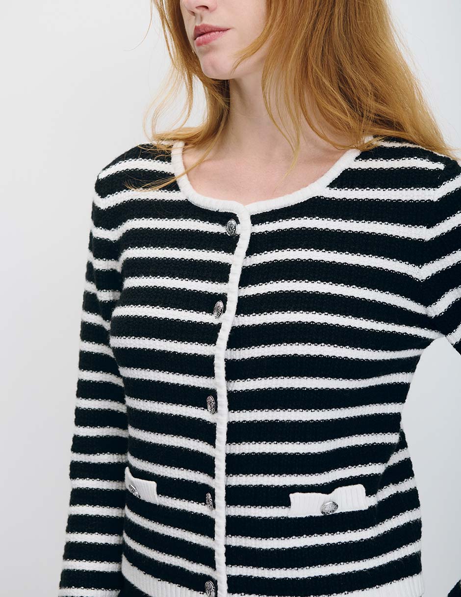 Suéter cuello redondo para mujer 4