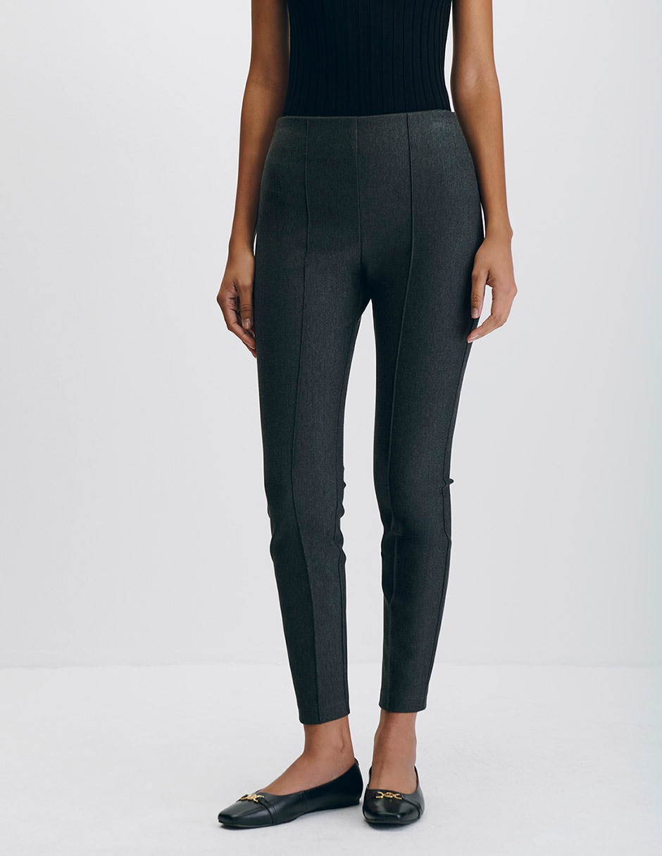 Legging cintura alta con elástico para mujer