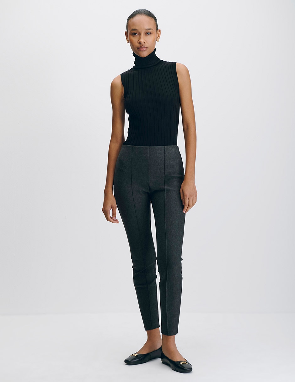 Legging cintura alta con elástico para mujer 2