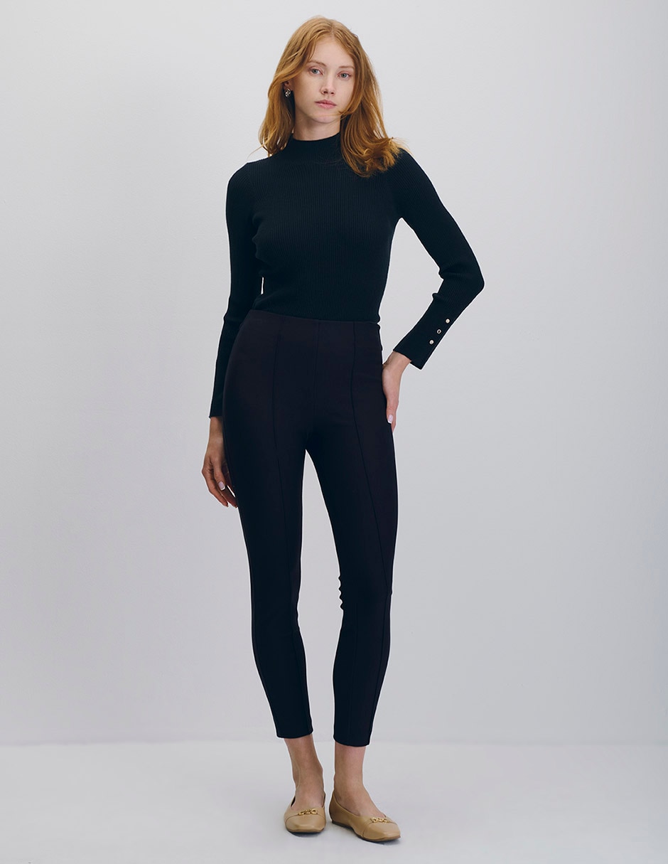 Legging cintura alta con elástico para mujer 3