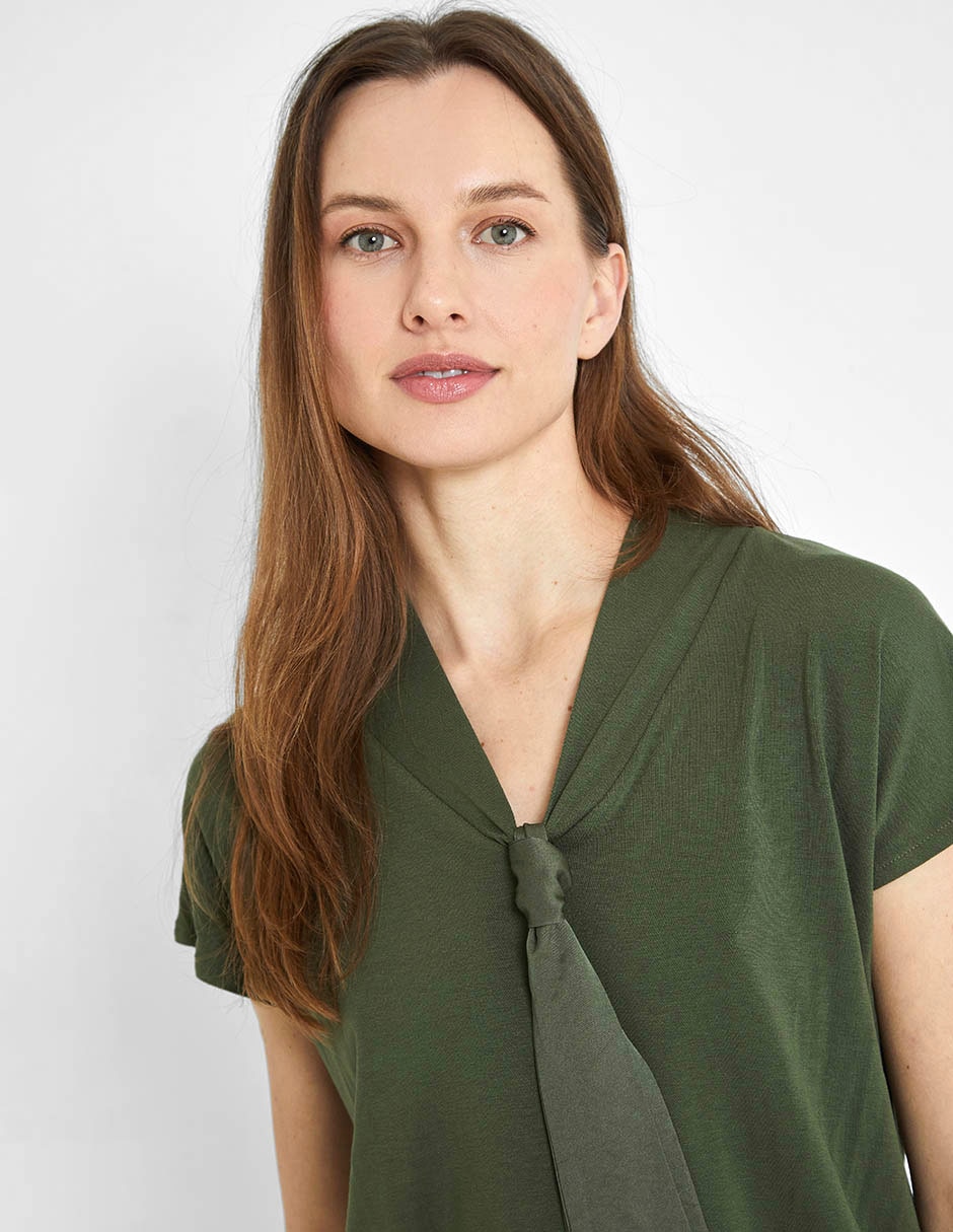 Blusa manga corta para mujer 5