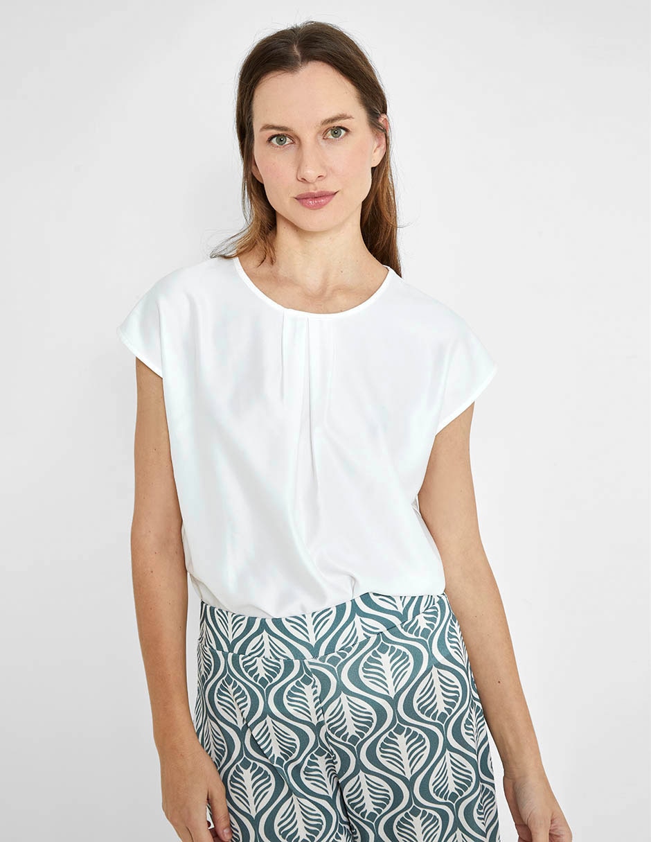 Blusa manga corta para mujer