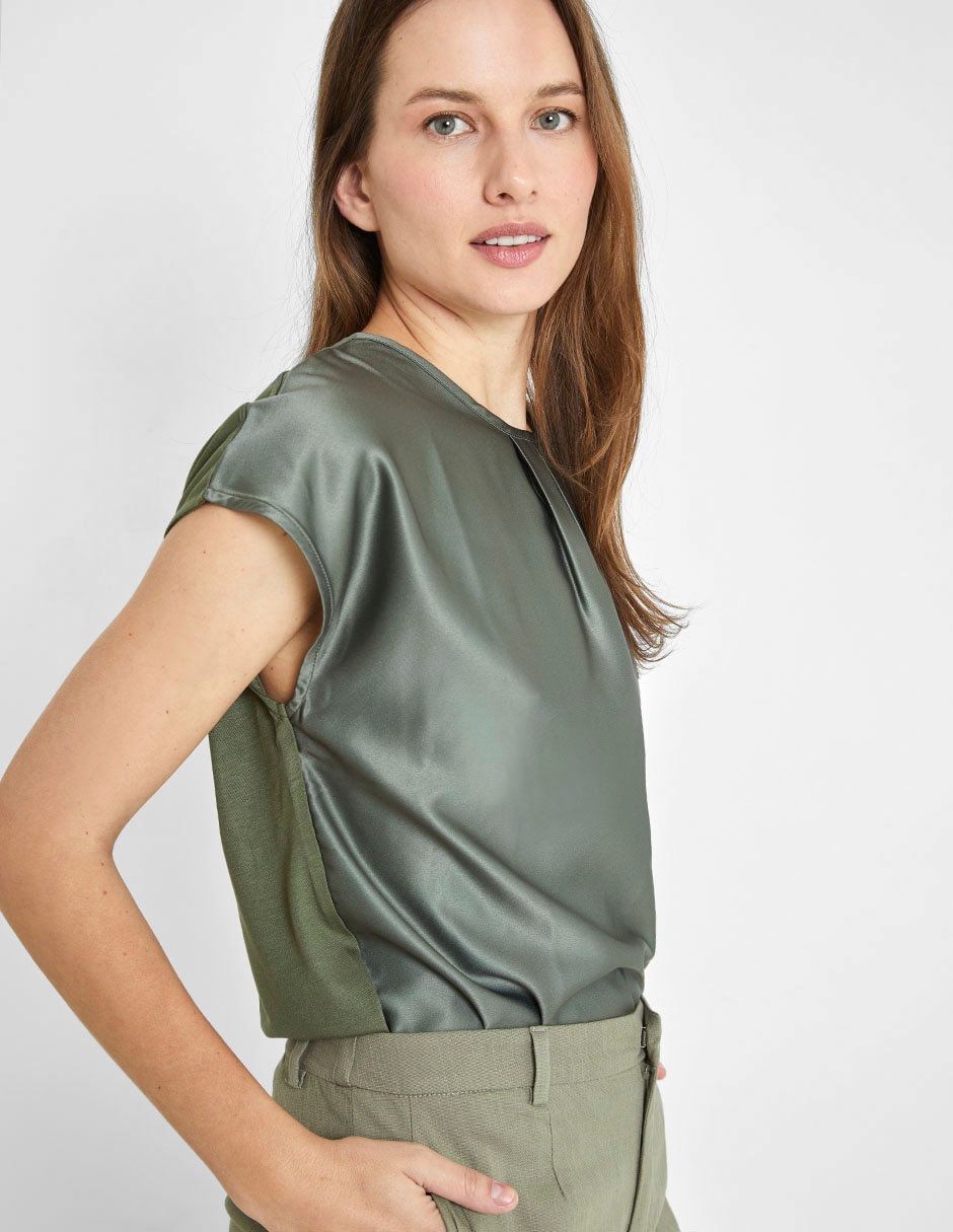 Blusa manga corta para mujer 3