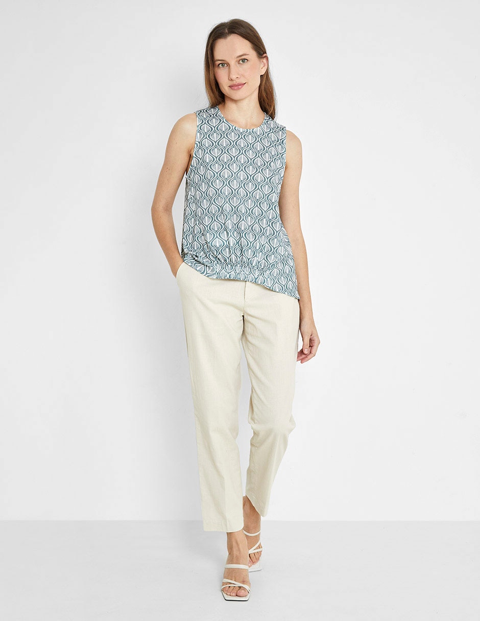 Pantalón chino straight para mujer 5