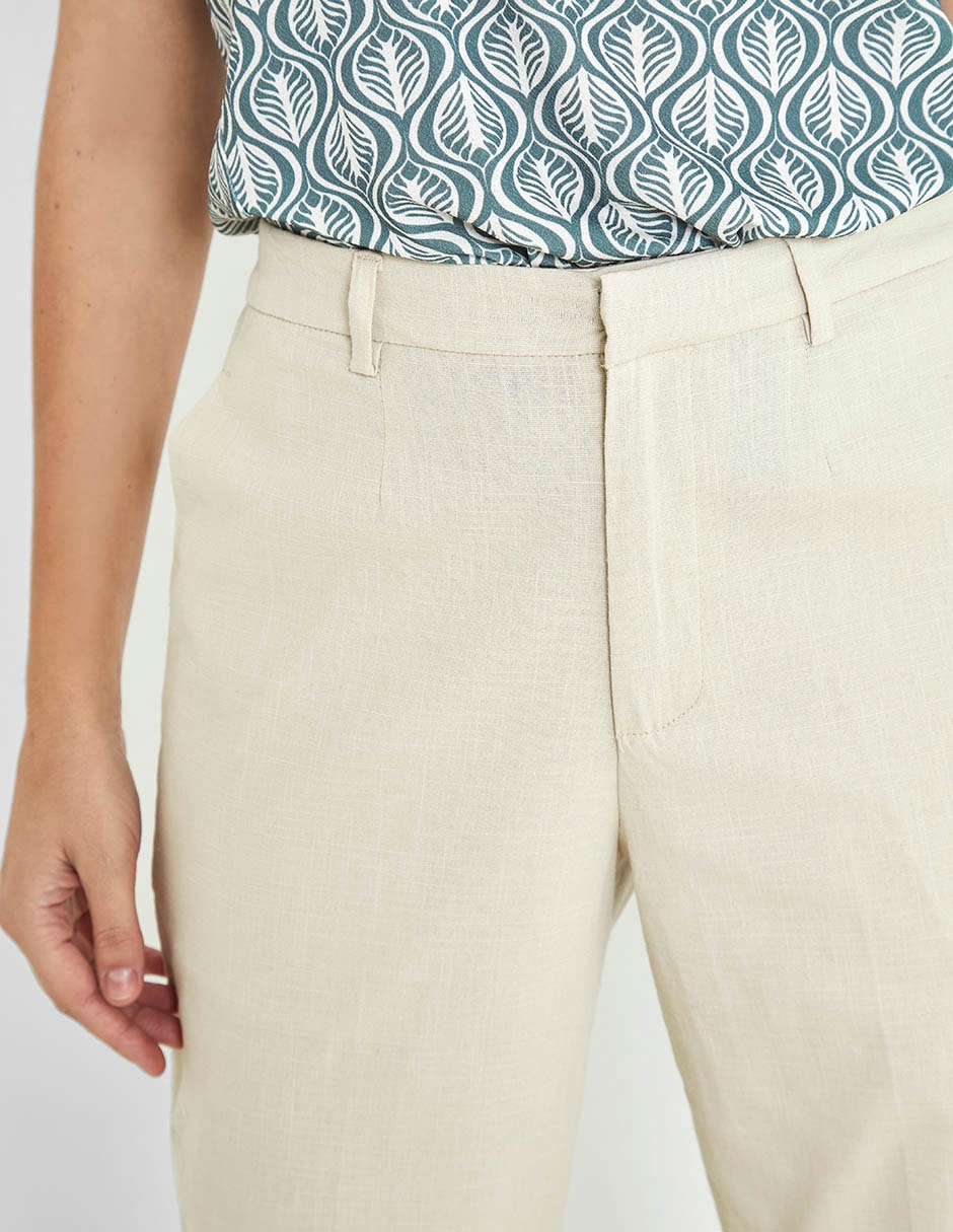 Pantalón chino straight para mujer 6