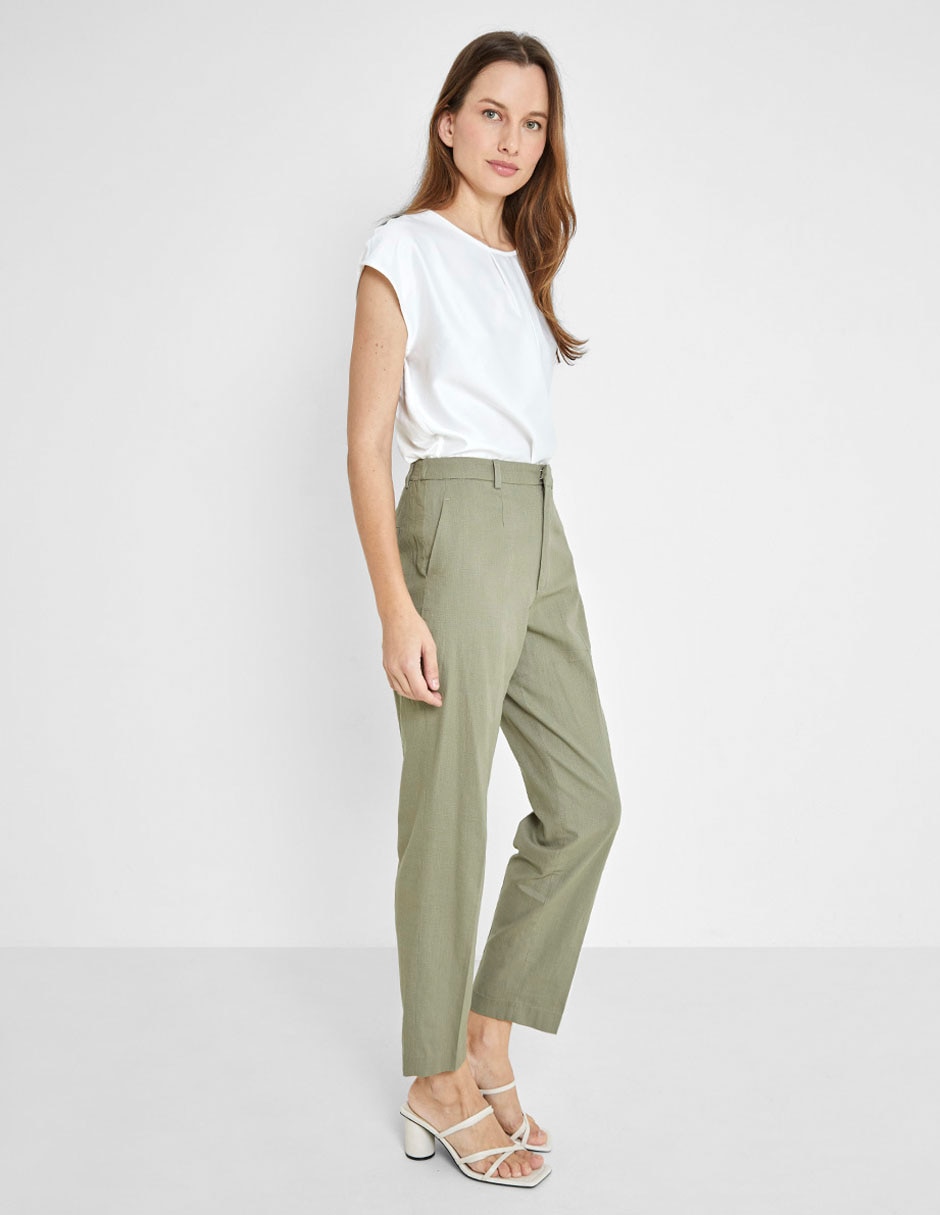 Pantalón chino straight para mujer 3