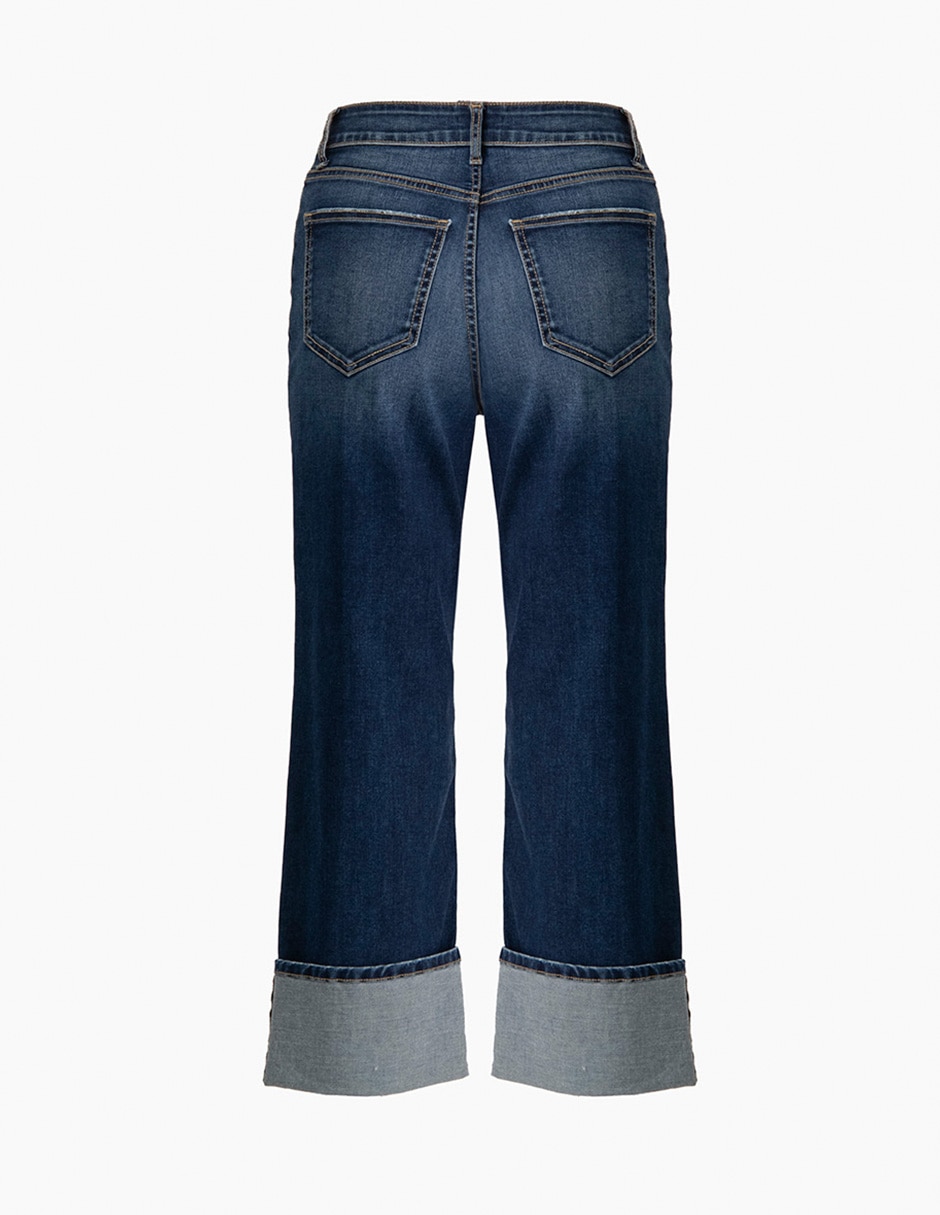 Jeans straight para mujer 7