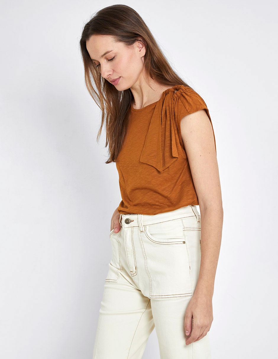 Blusa manga corta para mujer 2