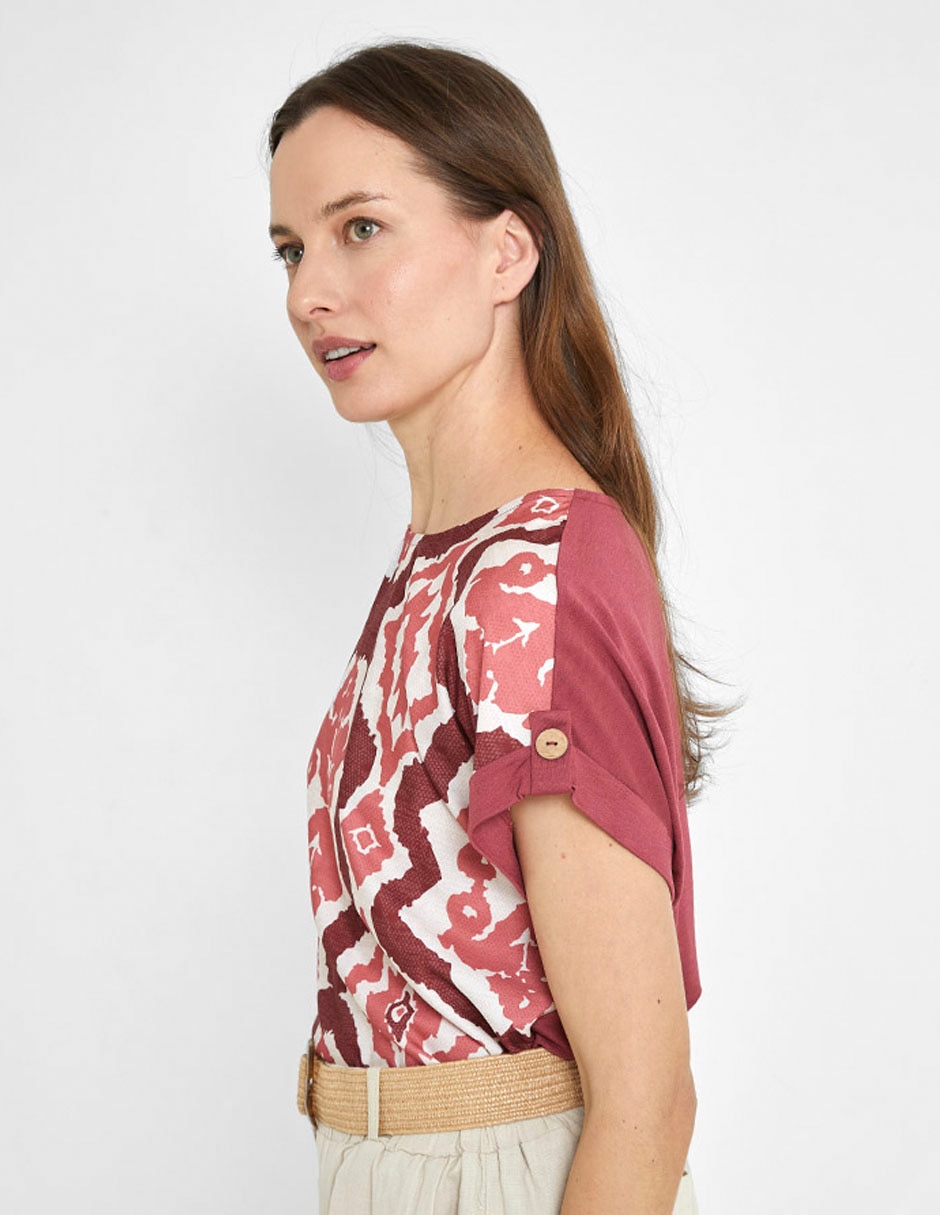 Blusa manga corta para mujer 2