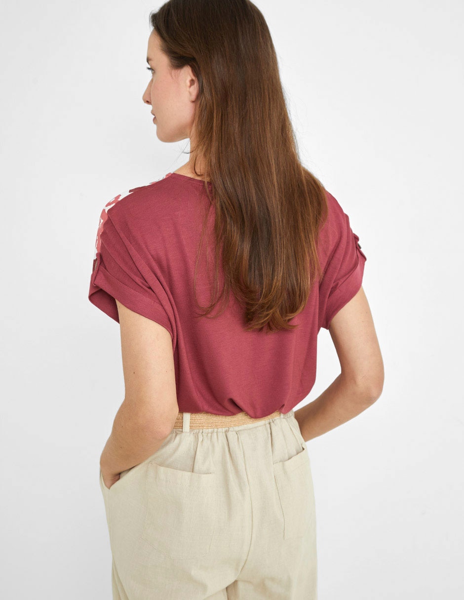Blusa manga corta para mujer 3