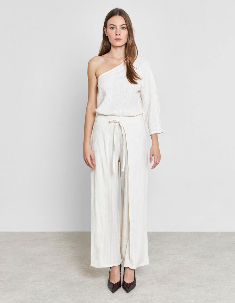 Pantalón relaxed wide leg para mujer