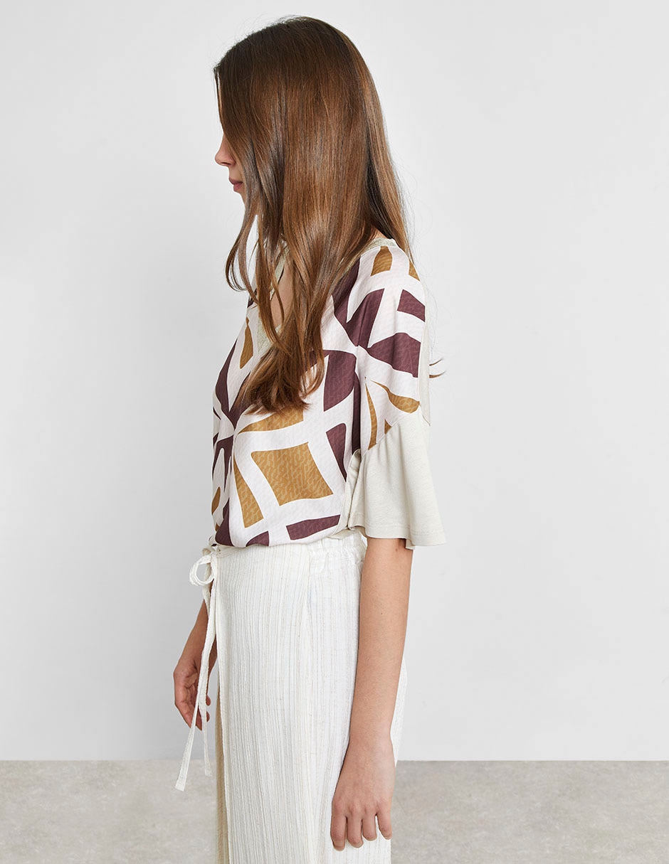 Blusa manga al codo para mujer 2