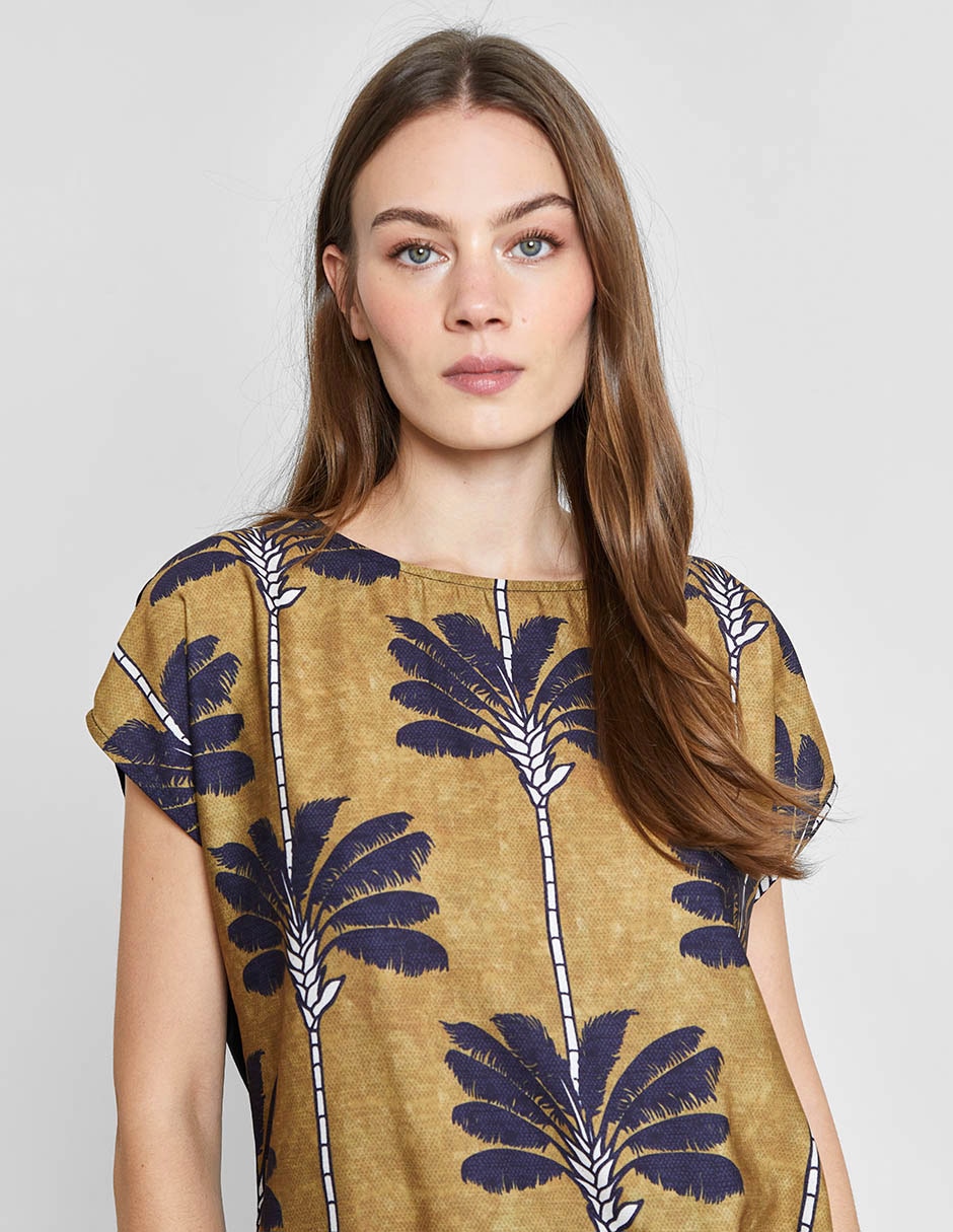 Blusa manga corta para mujer 8